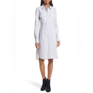 Rag & Bone Albion Striped Button Down Poplin Shirt Dress Size S